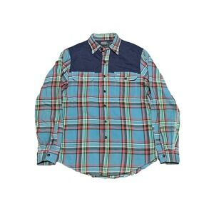 Polo Ralph Lauren Men's Western Flannel Quilted Sportsman Shirt Size Medium